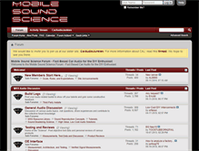 Tablet Screenshot of mobilesoundscience.com